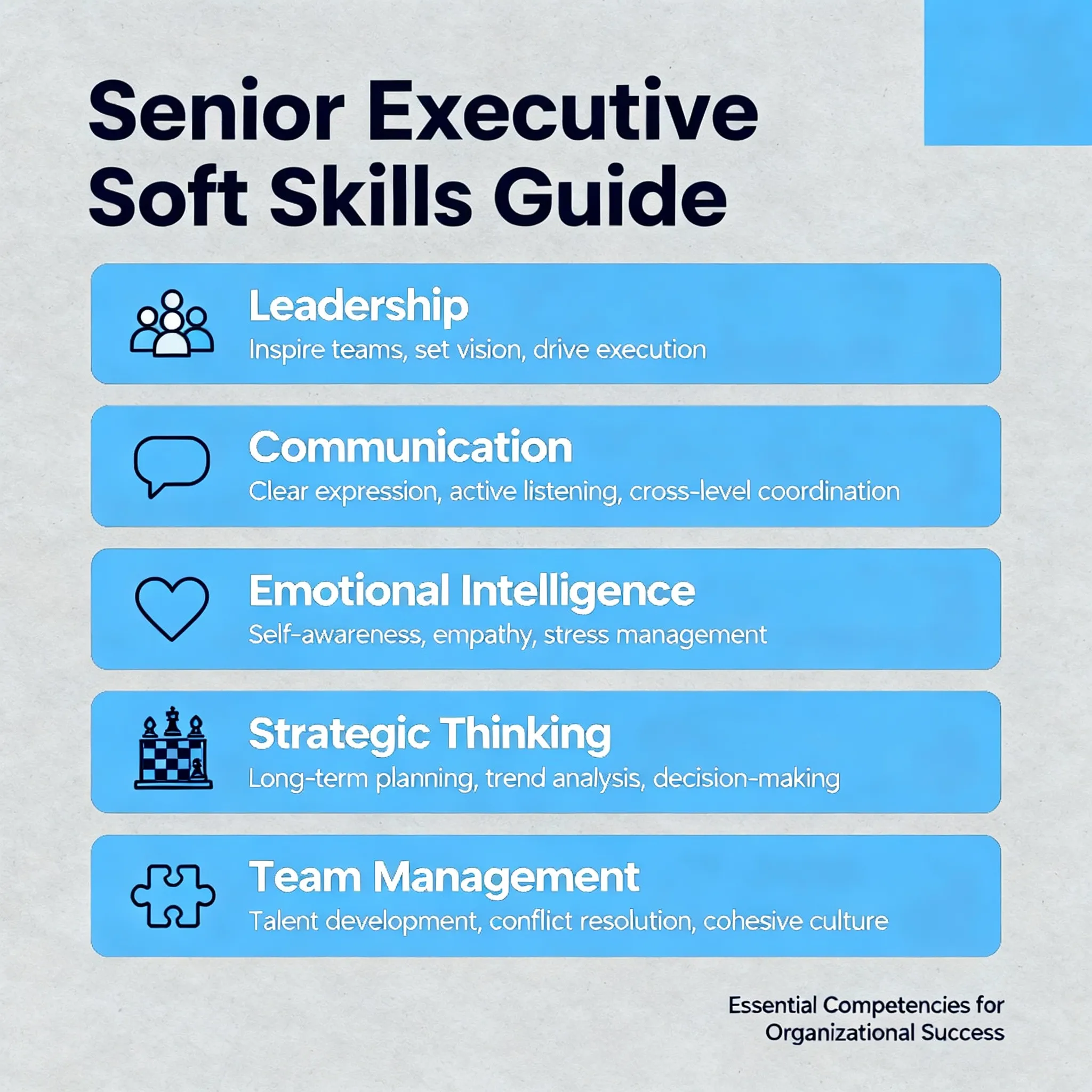 senior executive soft skills